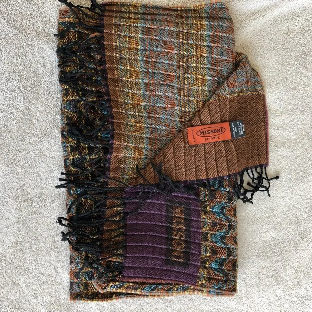 NWOT unisex Missoni Wool Scarf